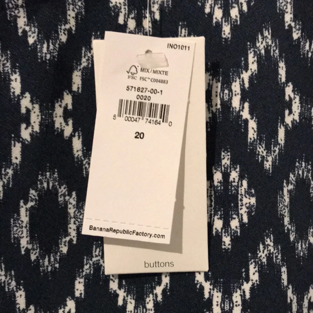 Banana Republic sleeveless ikat romper - NWT Womens size 20